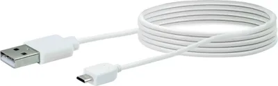 Produktbild von Schwaiger USB-Kabel 2.0 St. A->2.0 Micro B 2,00m weiß