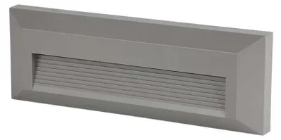 Immagine prodotto di V-TAC VT-1162 faretto applique segnapasso led SMD da Parete 3W 110LM/W colore grigio rettangolare IP65 luce bianco caldo 3000k sku 211331