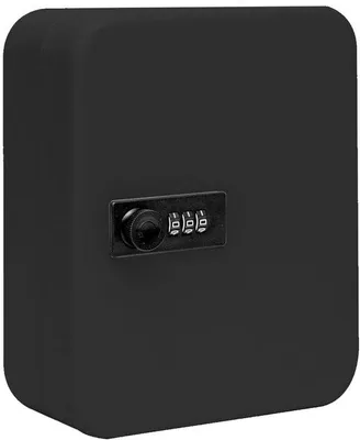 Zdjęcie produktu dla Keybox 20 kluczy - czarna - zamek numerowy - bezpieczny magazyn - Vemera