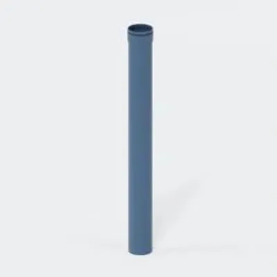 Productafbeelding van POLOPLAST buis, POLO-KAL XS, DN160, 160x1500mm, PP-MD, blauw, staaf met lengte 1,5 meter, 1 stuk.