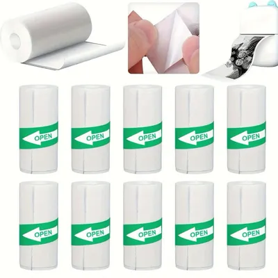 Productafbeelding van Thermisch papier kindercamera, 10 stuks (57 x 25 mm) voor instant camera's