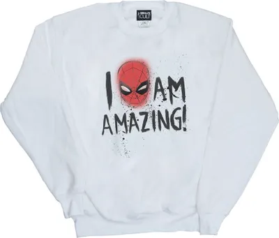 Produktbild von Marvel - "I Am Amazing" Sweatshirt für Damen BI35405 (S) (Weiß)
