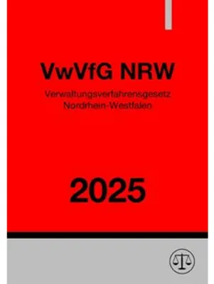 Immagine prodotto di Verwaltungsverfahrensgesetz Nordrhein-Westfalen - VwVfG NRW 2025