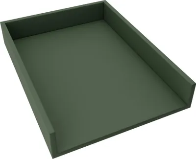 Produktbild von regalik Wickelaufsatz Universal, Wickeltischaufsatz für Kommoden in beliebiger Breite, Abnehmbar Wickelkommode aufsatz, Gerade Frontplatten, Grün, 72cm x 54cm