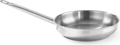 Produktbild von Bratpfanne - ohne Deckel Edelstahl Mit gekapseltem Sandwichboden Edelstahl-Aluminium-magnetischer Stahl Geeignet für alle Herdarten - auch für Induktion Edelstahlhohlgriff Ø240x(H)45 mm Ø195 Boden