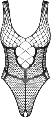 Obrázok produktu pre Strečové body s otvoreným rozkrokom - čierne