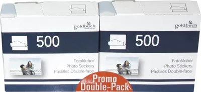Image de Goldbuch colle photo pack de 2x500 points de colle photo pour albums photo et bricolage