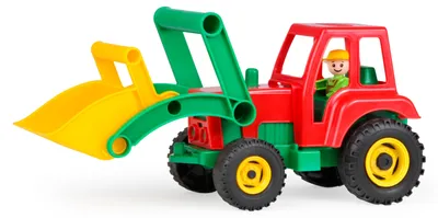 Produktbild von Lena Traktor mit Frontschaufel, Traktor, 2 Jahr(e), Kunststoff, Mehrfarbig