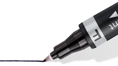 Produktbild von STAEDTLER Lumocolor 348 duo Permanent-Marker mit zwei Rundspitzen Einzelprodukt schwarz