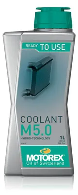 Produktbild von MOTOREX M5.0 Kühlerflüssigkeit gebrauchsfertig 1L