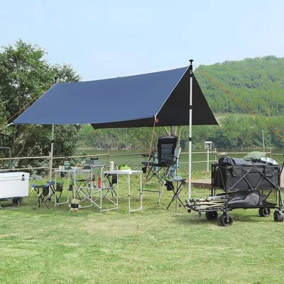 Produktbild von Zeltstangen aus Aluminium, verstellbar, 2er-Set für Camping, Markisen und Sonnensegel