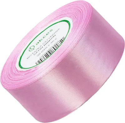 Zdjęcie produktu dla WSTĄŻKA SATYNOWA fiołkowa różowa 38mm - 32m