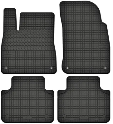 Immagine prodotto di Tappetini in gomma adatti per Audi Q7 II (dal 2015) Set di tappetini in gomma neri + tappo