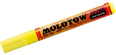 Produktbild von Molotow Acrylmarker ONE4ALL ACRYLIC 227HS 4mm, Nr. 220, neongelb