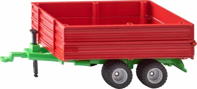 Produktbild von Siku Tandem-axle trailer, Anhänger, Vormontiert, 1:32, Unisex, Metall, Kunststoff, 3 Jahr(e)