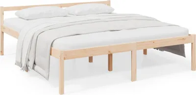 Produktbild von vidaXL Seniorenbett 200x200 cm Massivholz Kiefer