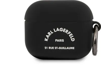 Obrázok produktu pre Karl Lagerfeld Rue St Guillaume Silikonhülle für AirPods 3 Schwarz