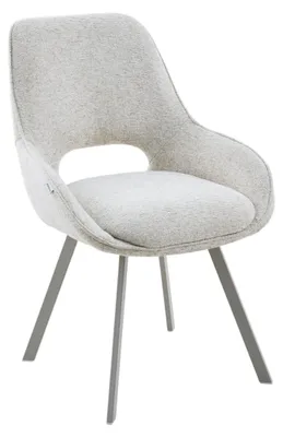 Zdjęcie produktu dla HOMLA Krzesło ALAGI w tkaninie beżowe 57x63x82 cm