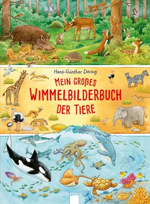 Produktbild von Mein großes Wimmelbilderbuch der Tiere