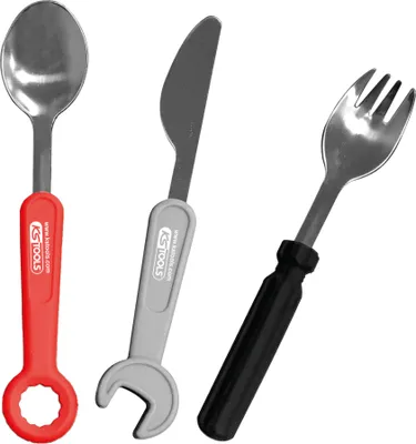Immagine prodotto di Posate per bambini di KS Tools 3 pezzi.
