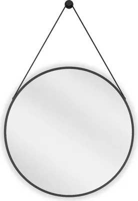 Immagine prodotto di Mexen String specchio da bagno rotondo 60 cm, cornice nera - 9854-060-060-000-70