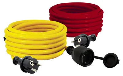 Obrázok produktu pre Predlžovací kábel 20m 3G1.5mm2 žltý IP44 COMMEL