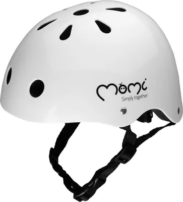 Produktbild von MoMi Mimi Kinderhelm verstellbar, Kopfumfang 47 – 58 cm (1-4 Jahre), stoß- und schlagfester Fahrradhelm für Kinder, 11 Lüftungsöffnungen,