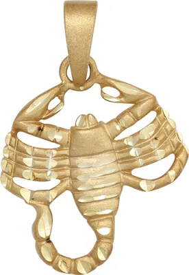 Produktbild von JOBO Anhänger Sternzeichen Skorpion 925 Sterling Silber gold vergoldet matt