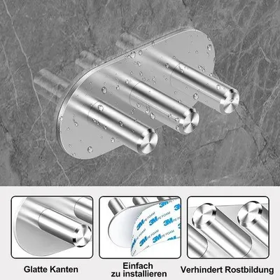 Produktbild von Elektrische Zahnbürstenhalter Wand Roestfrei Stahl Selbstklebend