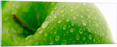 Produktbild von Bilder auf glas - Apfel Obst Vitamin Gesundheit - 90x30cm - Glasbilder - Wandbilder - Kunstdruck - zum Aufhängen bereit - Wanddekoration aus Glas - Glas Bilder - Wandbild auf Glas - GAB90x30-1335