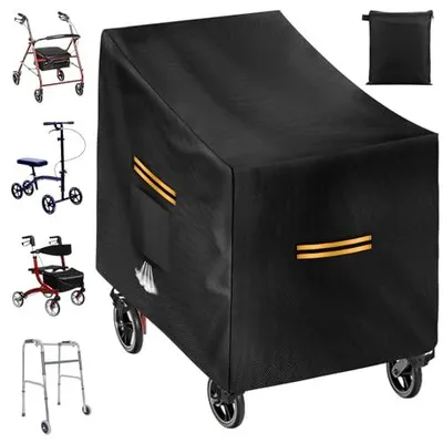 Produktbild von Rollator-Abdeckung - Wasserfest, Universelle Schutzhülle für Rollatoren - 420D Oxford - 75x72x68 cm