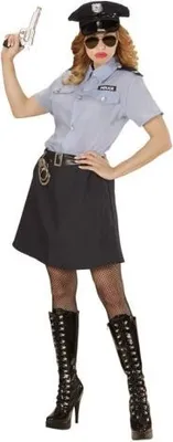 Immagine prodotto di POLICEWOMAN (camicetta, gonna, cintura, cappello) taglia XS