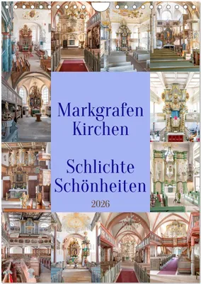 Produktbild von Markgrafenkirchen (Wandkalender 2026 DIN A4 hoch), CALVENDO Monatskalender