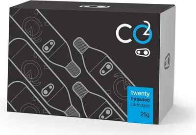 Produktbild von Crankbrothers CO2 Kartuschen 25g, mit Gewinde, Refillpack 20 St.