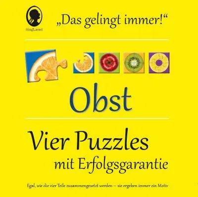Produktbild von Das "Gelingt immer"-Puzzle Obst. Das Puzzle-Spiel für Senioren mit Demenz