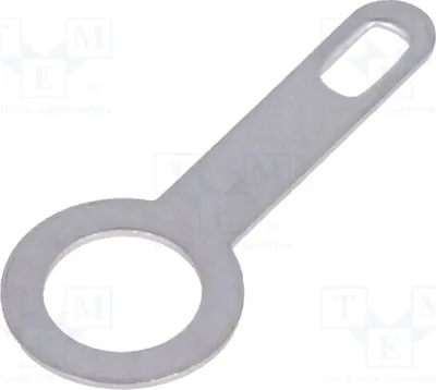 Produktbild von 10x Lötverbinder Ring M6 schraubbar 0,5mm Ø: 6,4mm L. ges: 25mm 60-2807-21/0030 -L