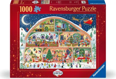 Produktbild von Ravensburger Werkstatt des Weihnachtsmanns 1000 Teile Puzzle