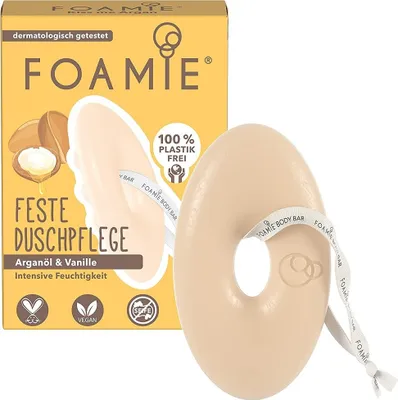 Produktbild von Foamie Feste Duschpflege - Kiss me Argan - Shower Body Bar