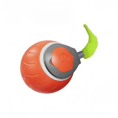 Produktbild von Katzenspielzeug Elektrisches Ball,für Katzen und Hunde,Mehrere Betriebsmodi USB wiederaufladbar,360° rollender intelligenter Ball ,orangefarbene