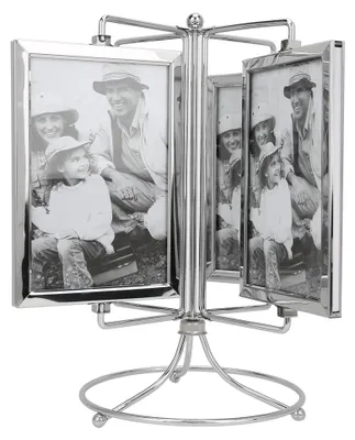 Productafbeelding van Roterend metalen fotolijstje voor thuis, menukaart voor restaurants, formaat 10,2 x 15,2 cm