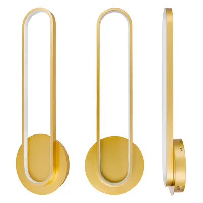 Produktbild von MasterLED LED-Wandleuchte - 18W - 4000K Neutralweiß - 63cm - Gold - edel und modern für Badezimmer Flur Wohnzimmer