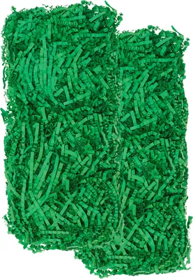 Produktbild von Bastelmaterial Papiergras Grün 2 x 50 g für Osterkörbe und Geschenkverpackungen