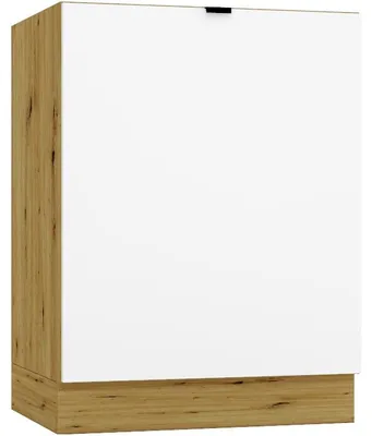 Obrázek produktu pro Dřezová skříňka D60ZL ELLEN 03 dub artisan / bílá
