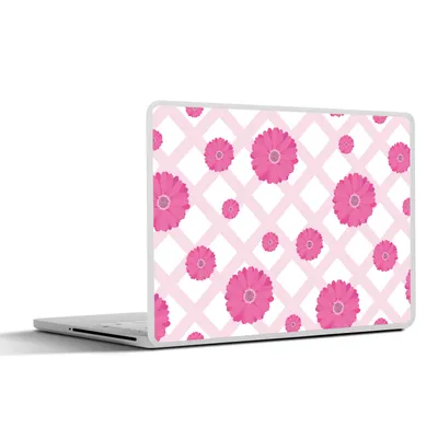 Produktbild von MuchoWow® Laptop Aufkleber Sticker Cover Blumen - Muster - Pastell 32.5x23.5 cm - Sticker für Laptop - Selbstklebend