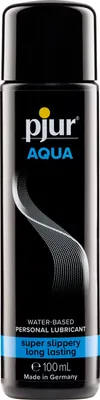 Produktbild von pjur AQUA - Premium-Gleitgel auf Wasserbasis - exzellente Gleiteigenschaften, spendet Feuchtigkeit, ohne zu kleben (100ml)