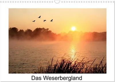 Produktbild von Das Weserbergland (Wandkalender 2025 DIN A3 quer), CALVENDO Monatskalender