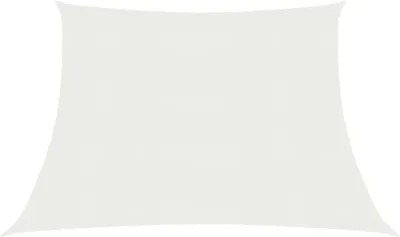 Produktbild von The Living Store Sonnensegel 160 g/m² Weiß 3/4x3 m HDPE