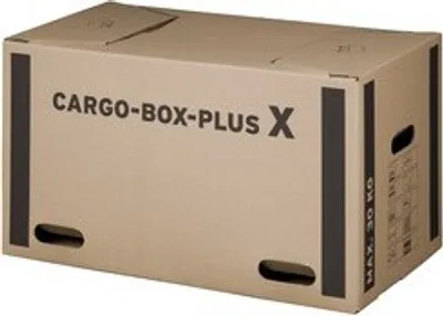 Produktbild von smartboxpro Umzugskarton 'CARGO-BOX-PLUS X', braun - 10 Stück