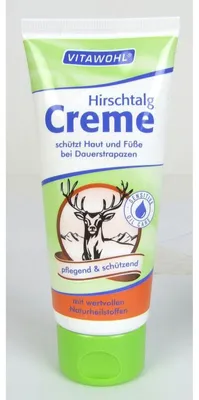 Produktbild von 12x Vitawohl Hirschtalg Fußcreme 100ml Pflegebalsam Lotion Schutz Trockene Füße