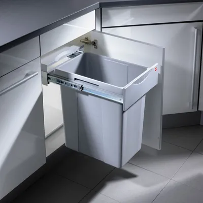 Image de Hailo 3668401 - AS Easy Cargo - Collecteur de déchets de 42 litres, poubelle